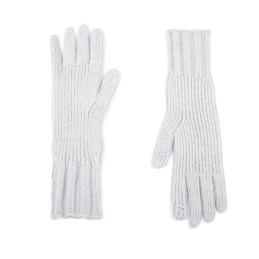 Gebreide handschoenen – lichtgrijs