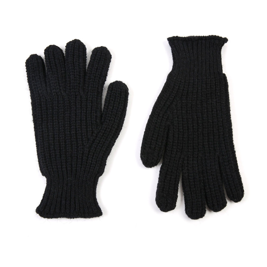 Gebreide handschoenen – zwart