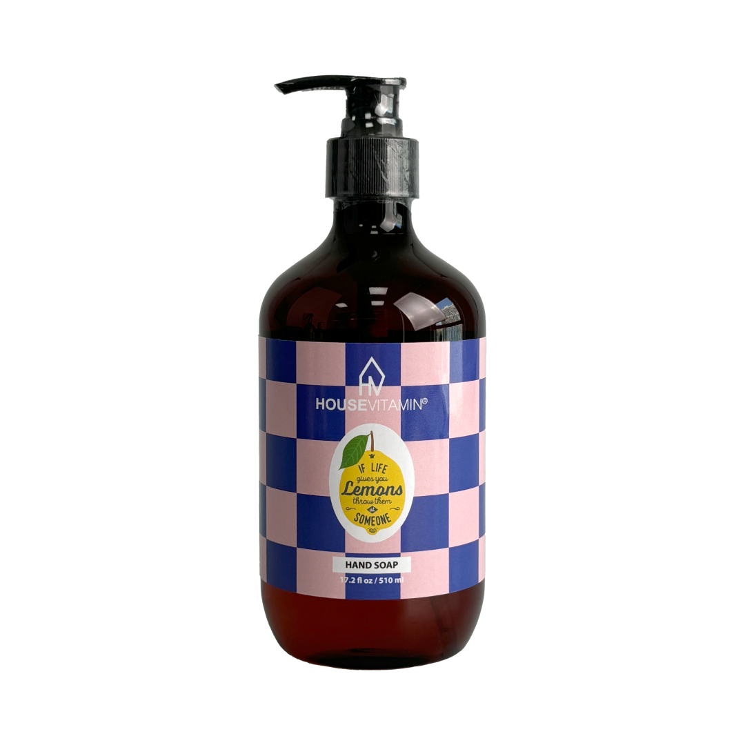 Housevitamin handzeep Lemon Bergamot Basil – productfoto